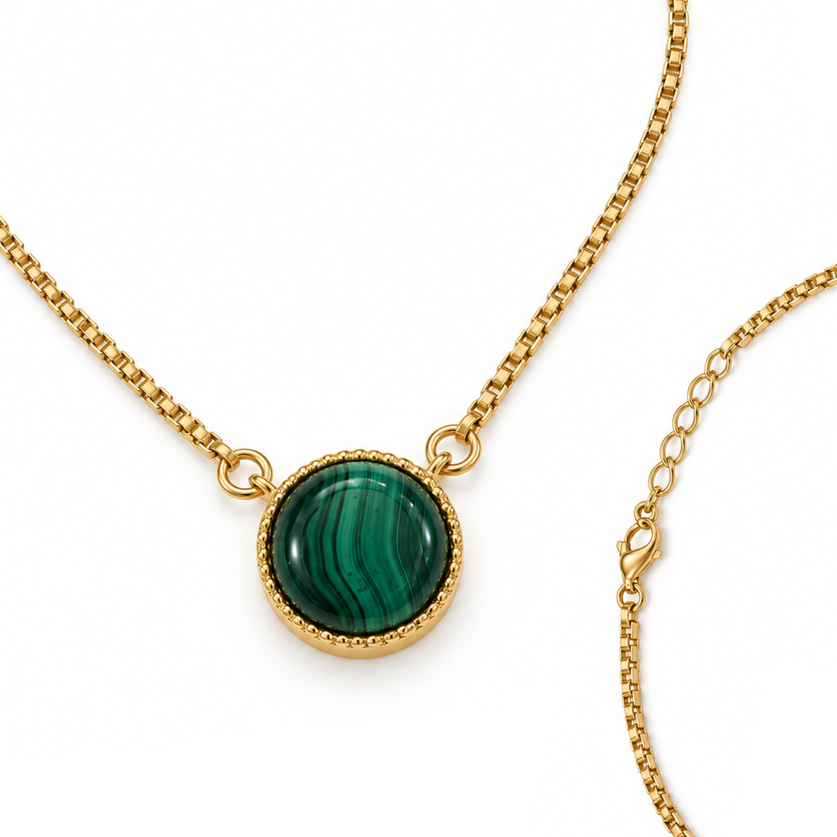 Batu Forever Necklace | Malachite