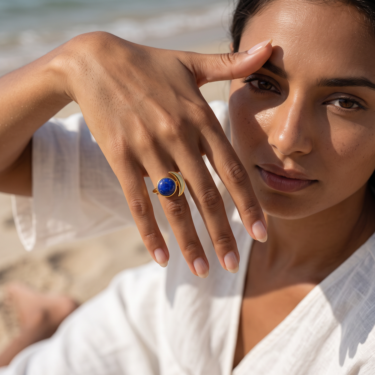 Batu Celestial Ring | Lapis Lazuli