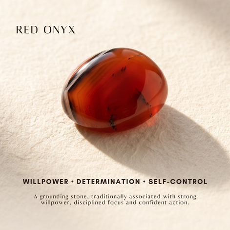 Batu Dragonfly Necklace | Red Onyx