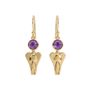Batu Mary Jane Earrings | Amethyst