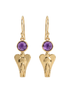 Batu Mary Jane Earrings | Amethyst