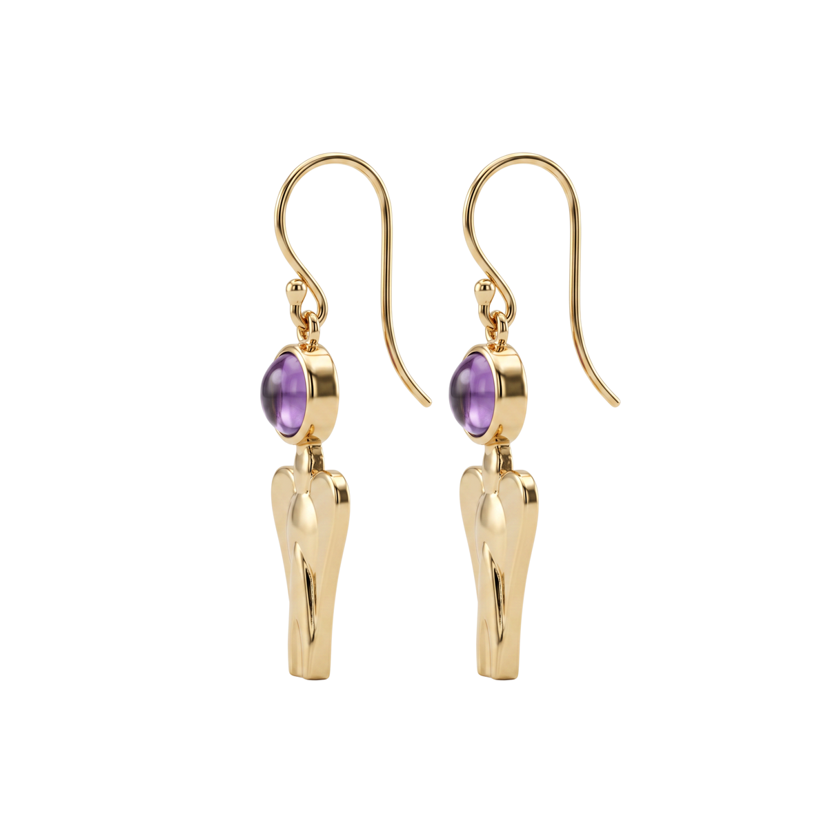 Batu Mary Jane Earrings | Amethyst