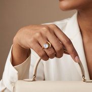 Batu Celestial Ring | Rainbow Moonstone