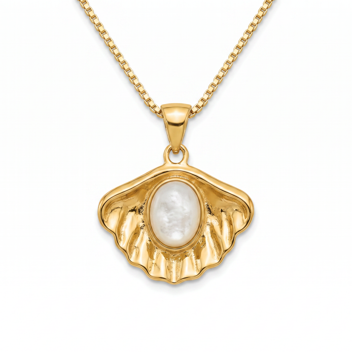Batu Ocean's Secret Necklace |  Mother Of Pearl