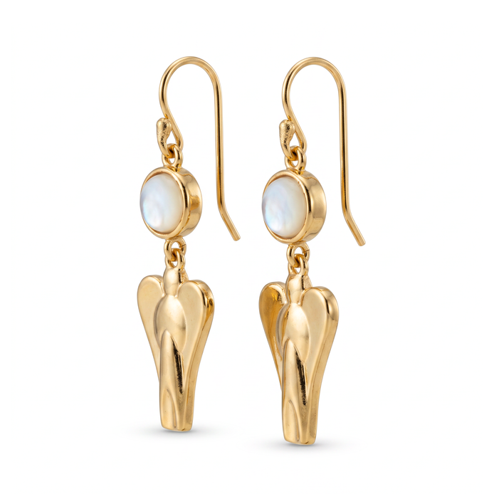 Batu Mary Jane Earrings | Mother of Pearl
