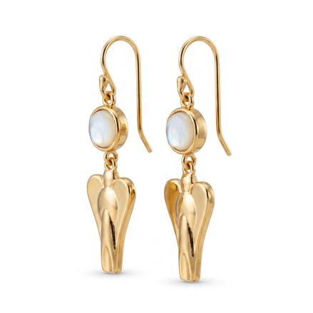 Batu Mary Jane Earrings | Mother of Pearl