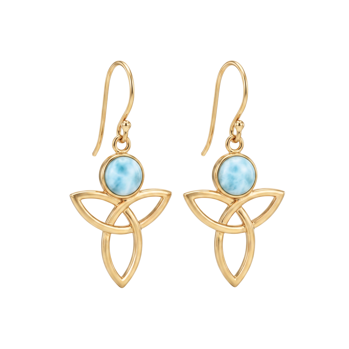 Batu Peace Earrings | Larimar