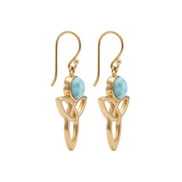 Batu Peace Earrings | Larimar