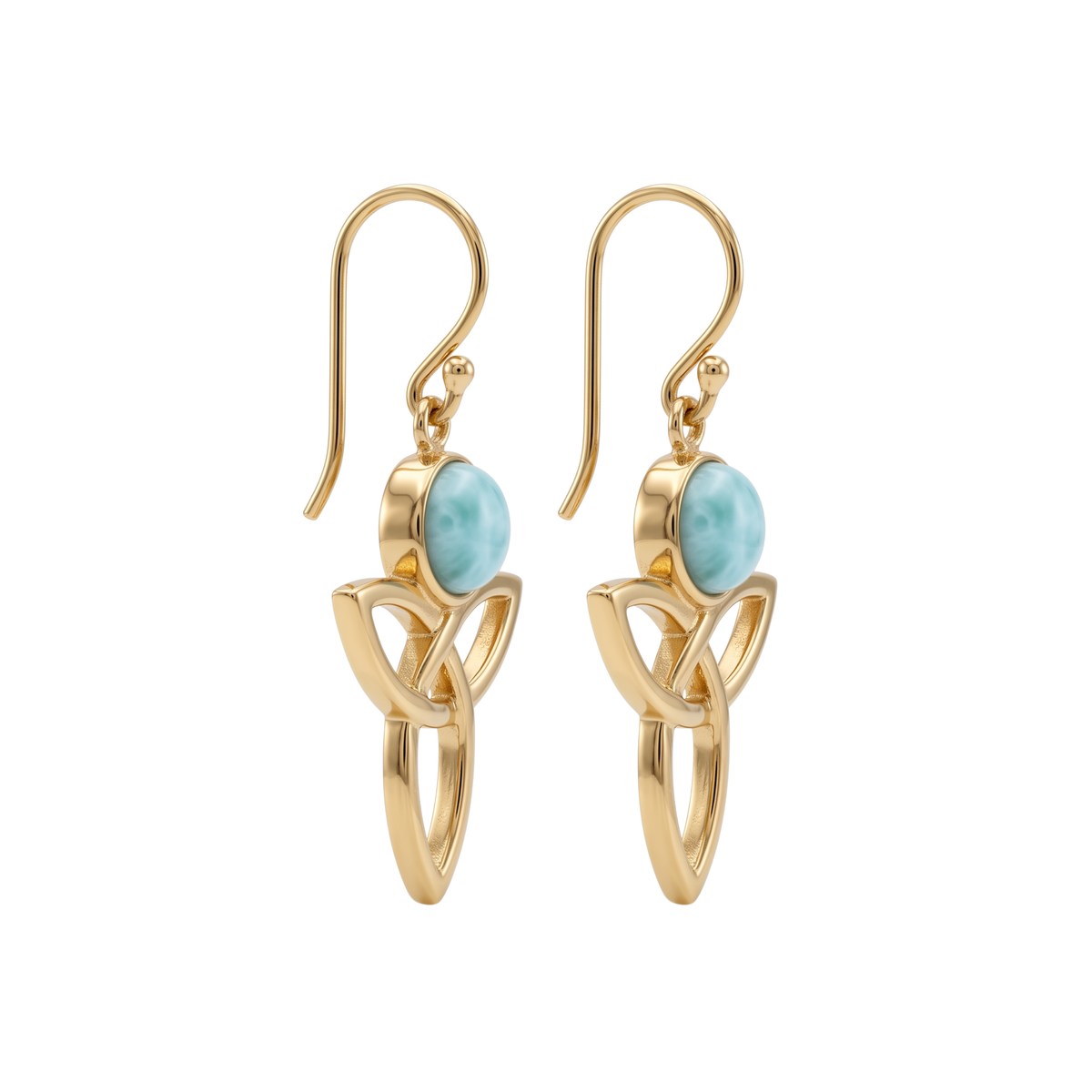 Batu Peace Earrings | Larimar