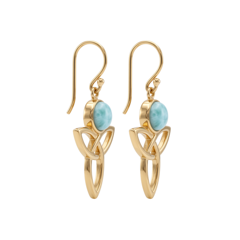 Batu Peace Earrings | Larimar
