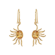 Batu Power of Sun Earrings | Citrine