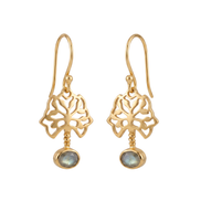 Batu Tree of Life Earrings | Labradorite