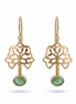 Batu Tree of Life Earrings | Green Aventurine