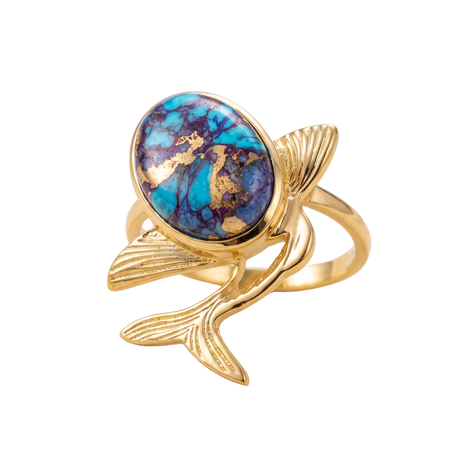 Batu Aquamarine ring | Mohave Turquoise