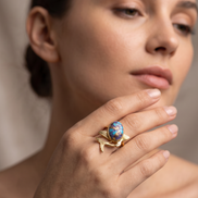 Batu Aquamarine ring | Mohave Turquoise