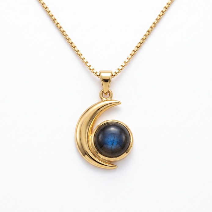 Batu Lunar Pendant | Labradorite