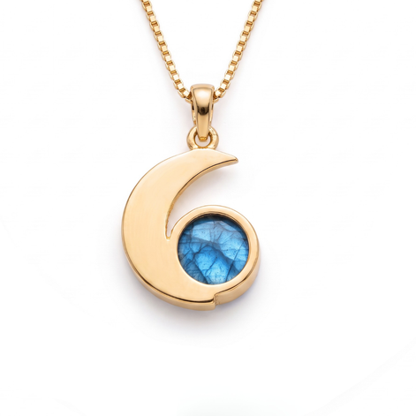 Batu Lunar Pendant | Labradorite