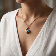 Batu Lunar Pendant | Labradorite