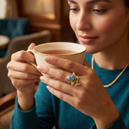 Batu Aquamarine ring | Mohave Turquoise
