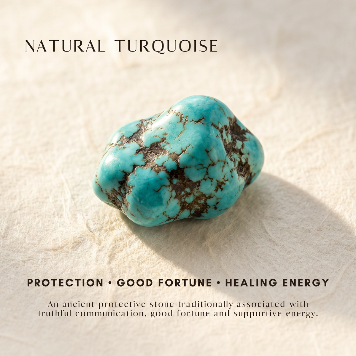 Batu Tortoise Ring | Natural Turquoise