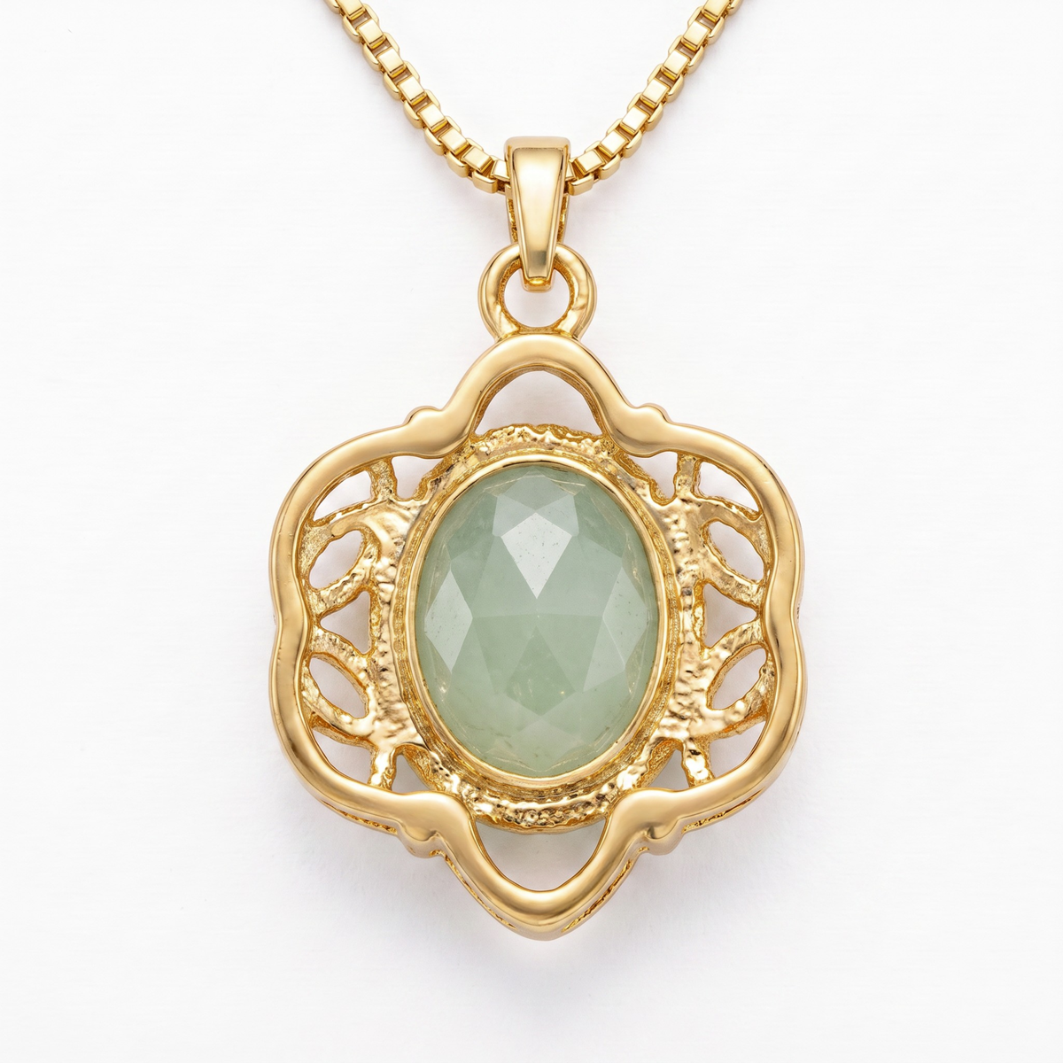Batu Fern Necklace | Aqua Calci
