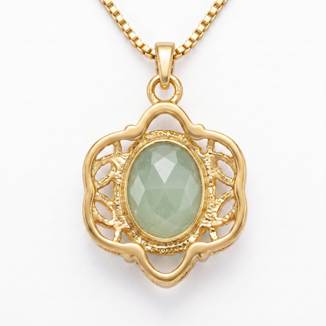 Batu Fern Necklace | Aqua Calci