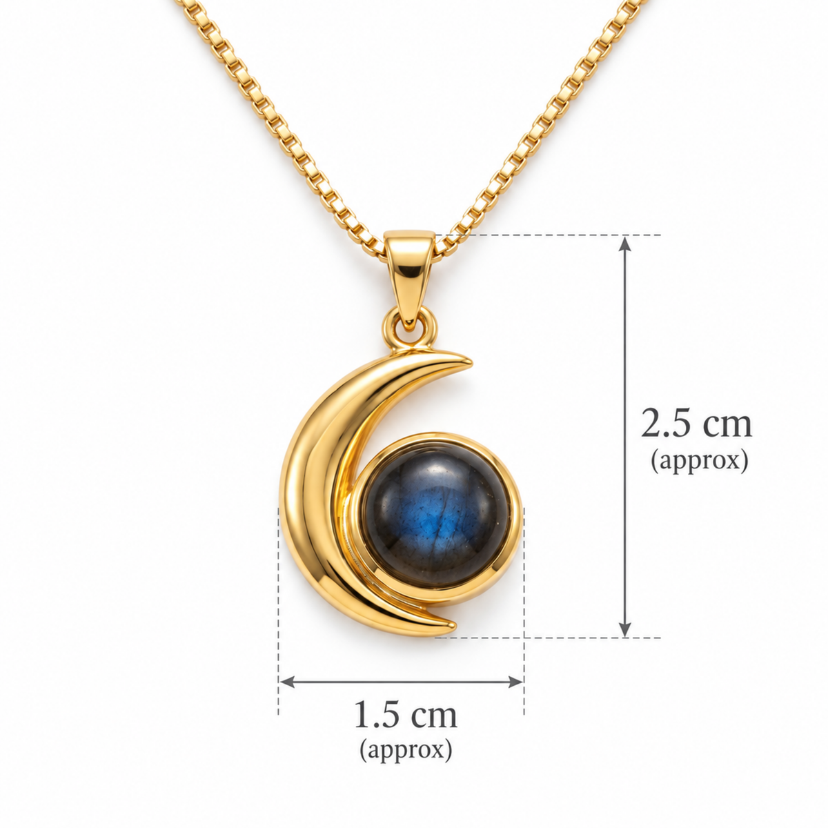 Batu Lunar Pendant | Labradorite