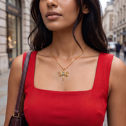 Batu Dragonfly Necklace | Labradorite