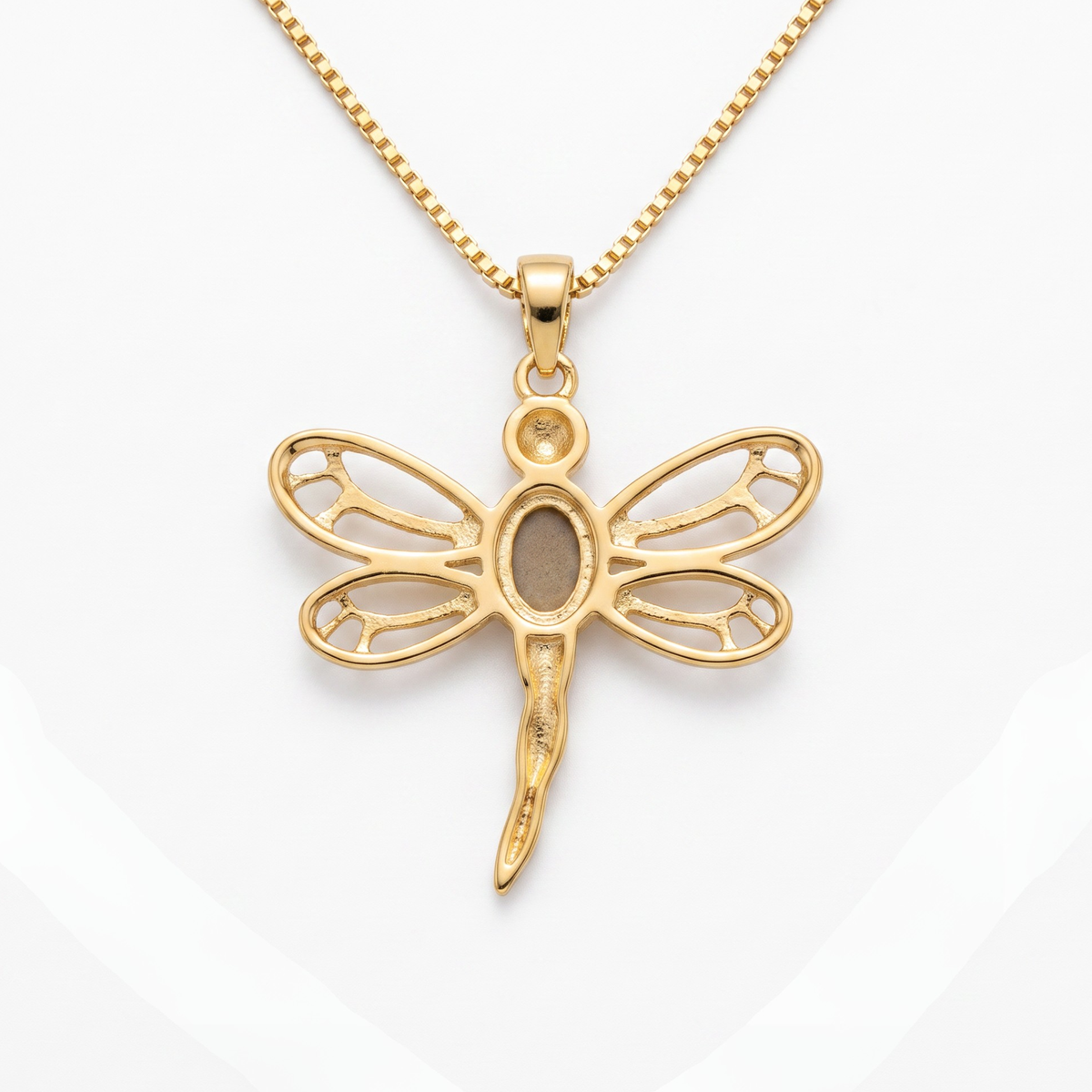 Batu Dragonfly Necklace | Labradorite