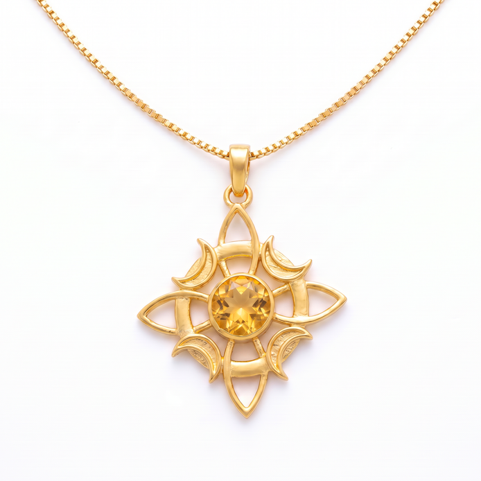 Batu Arya Necklace | Citrine