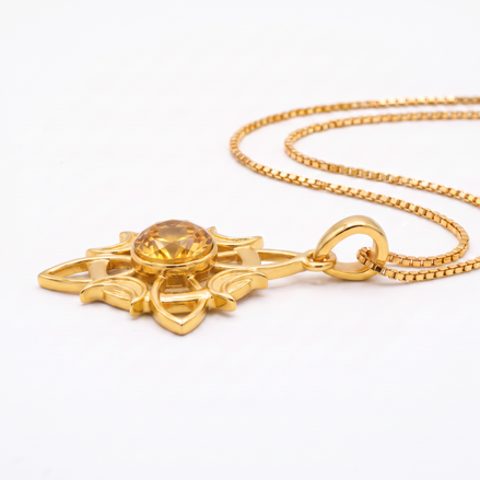 Batu Arya Necklace | Citrine