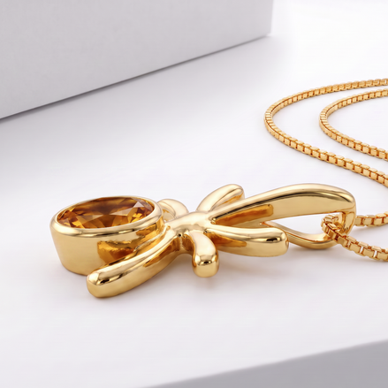 Batu Golden Hour Necklace | Citrine