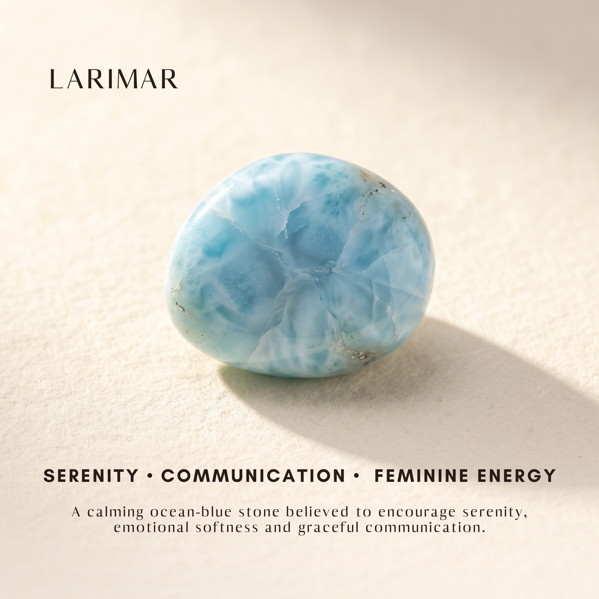 Batu Peace Earrings | Larimar