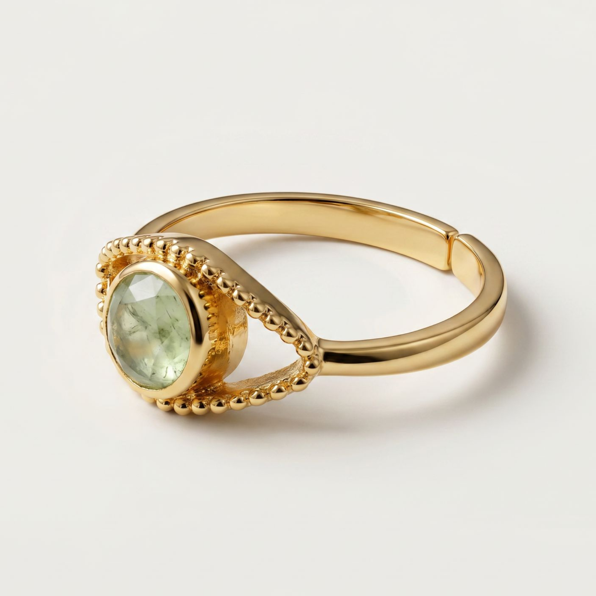 Batu Evil Eye Ring | Green Aventurine