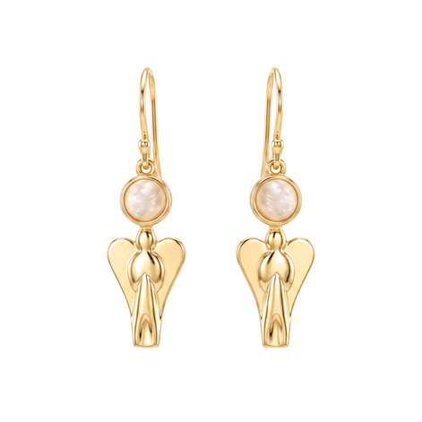 Batu Mary Jane Earrings | Mother of Pearl