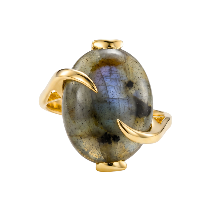 Batu Halo Ring | Labradorite