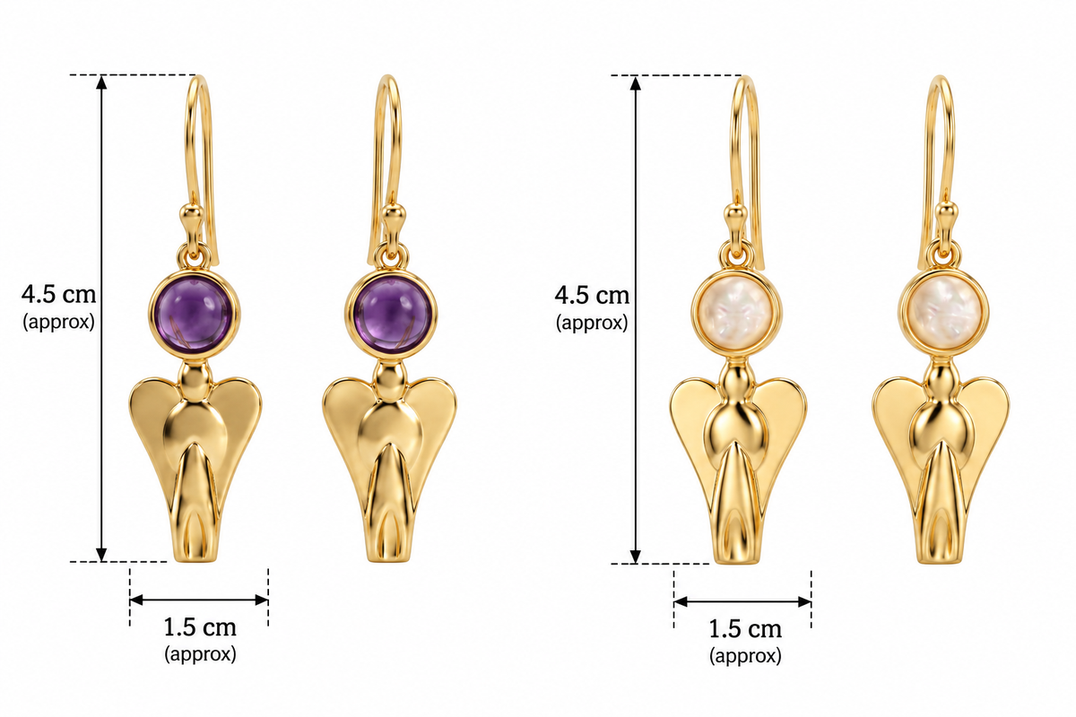 Batu Mary Jane Earrings | Mother of Pearl