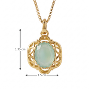 Batu Fern Necklace | Aqua Calci