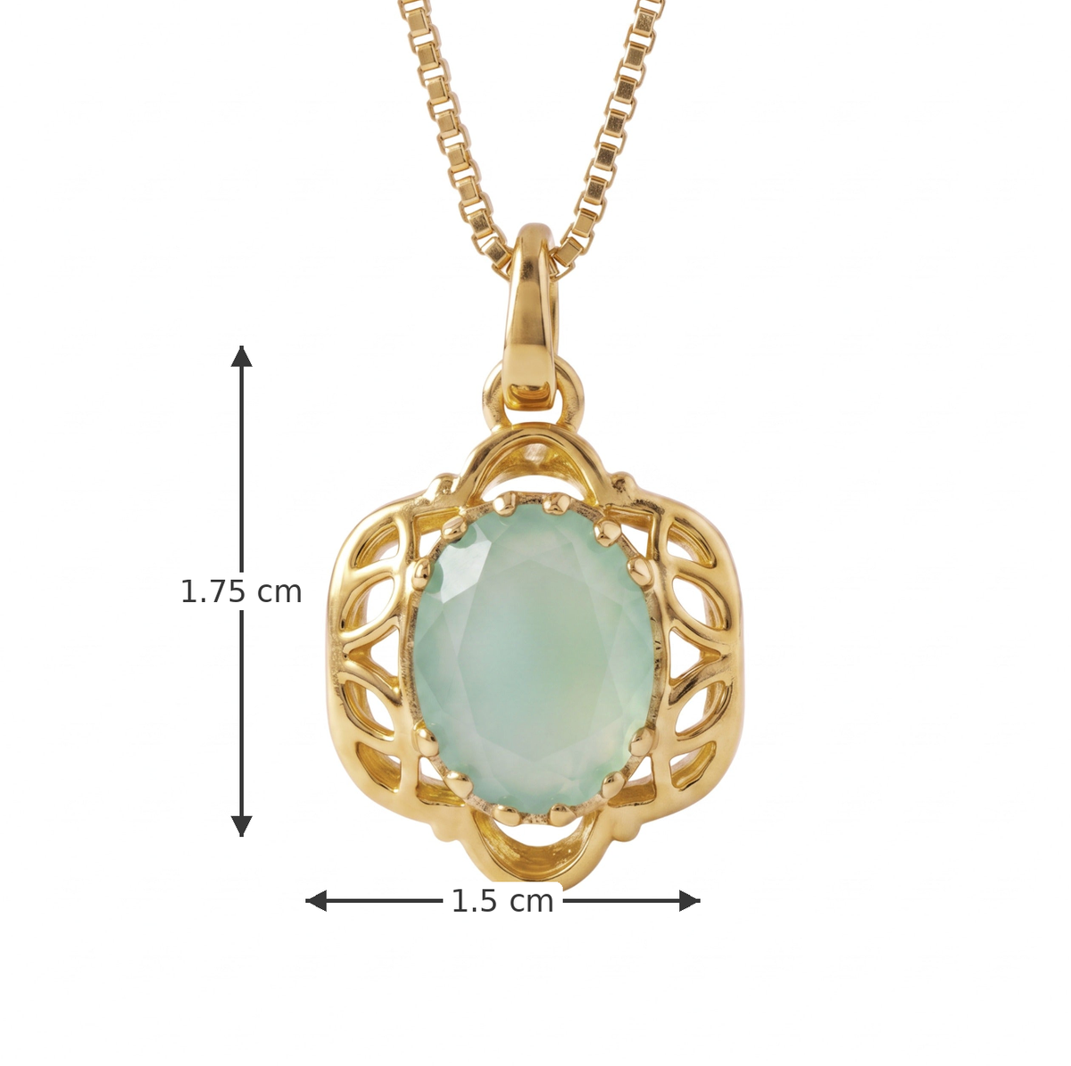 Batu Fern Necklace | Aqua Calci