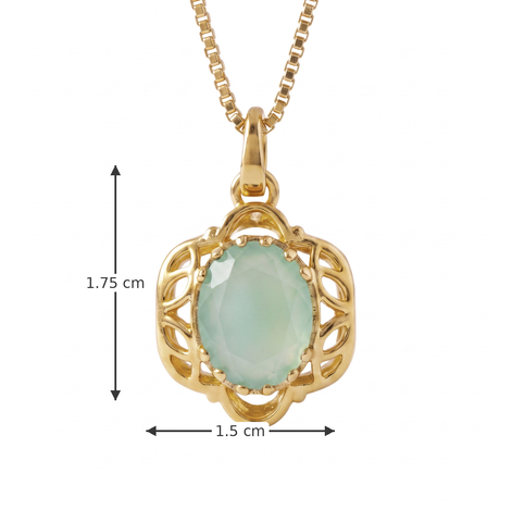 Batu Fern Necklace | Aqua Calci