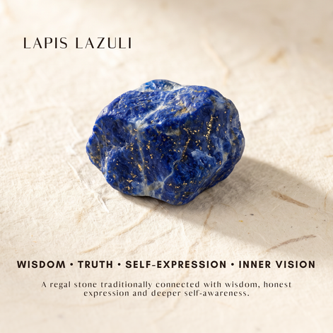 Batu Dual Power Ring | Amethyst & Lapis Lazuli