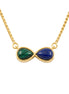 Batu Infinity Necklace | Lapis Lazuli & Malachite