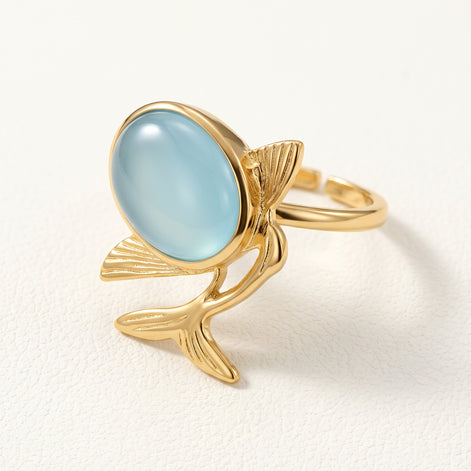 Batu AquaMarine Ring | Aqua Calci