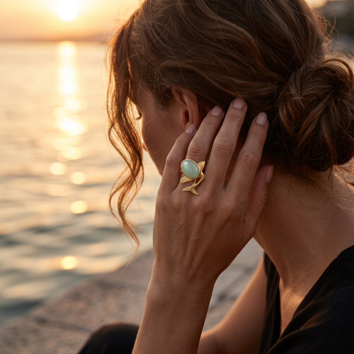 Batu AquaMarine Ring | Aqua Calci