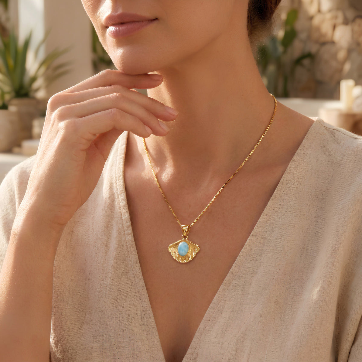 Batu Ocean’s Secret Necklace | Larimar