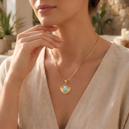 Batu Ocean’s Secret Necklace | Larimar