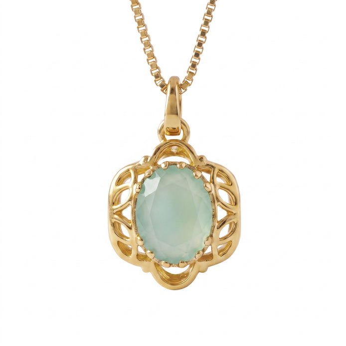 Batu Fern Necklace | Aqua Calci