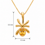 Batu Golden Hour Necklace | Citrine