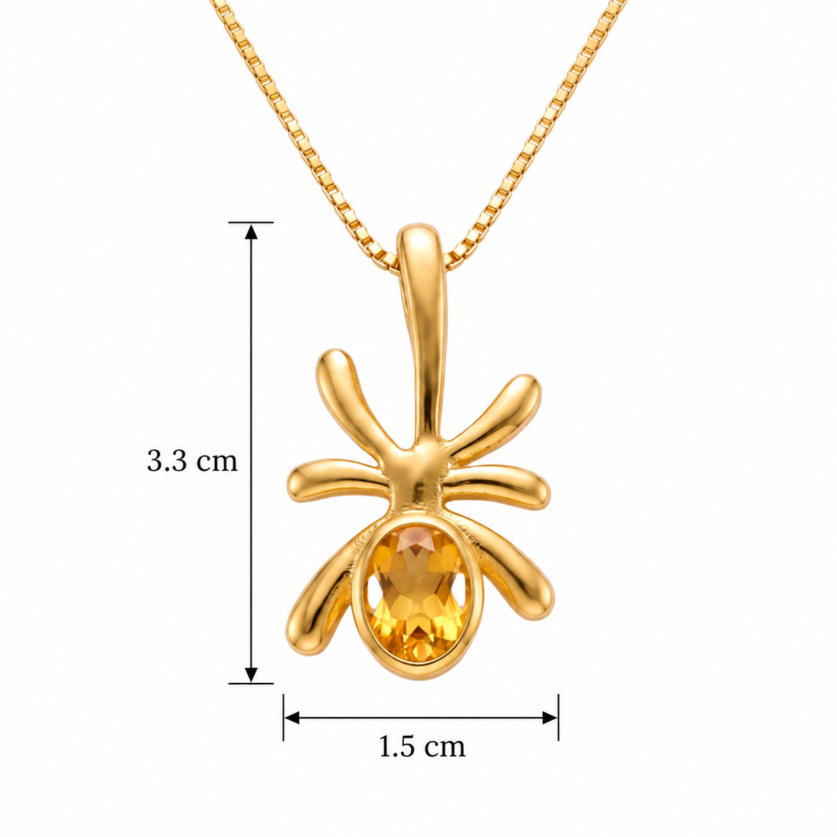 Batu Golden Hour Necklace | Citrine