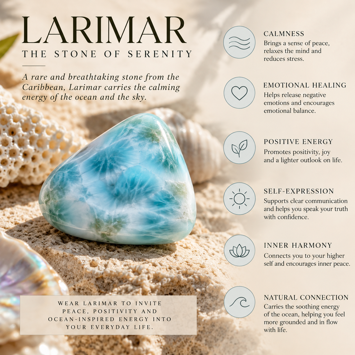 Batu Ocean’s Secret Necklace | Larimar